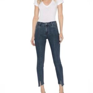 Parker Smith Stingray Skinny Jeans Split Fray Hem, Sz 31